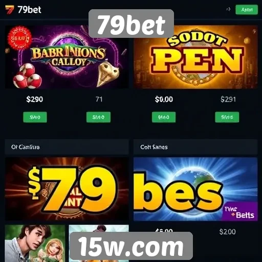 Comparativo de jogos disponíveis na plataforma 79bet